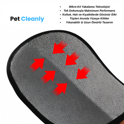 Pet Cleanly Yeni Nesil Evcil Hayvan Tüy Toplama Eldiveni