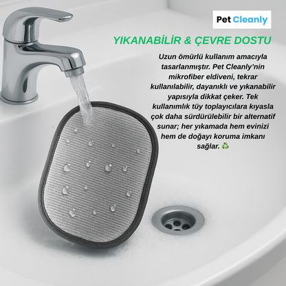 Pet Cleanly Yeni Nesil Evcil Hayvan Tüy Toplama Eldiveni